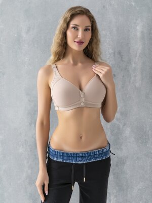 ÇITÇITLI TOPARLAYICI MİNİMİZER SÜTYEN CAPPUCİNO 