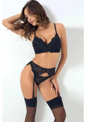 FANTEZİ JARTİYER TAKIM SİYAH