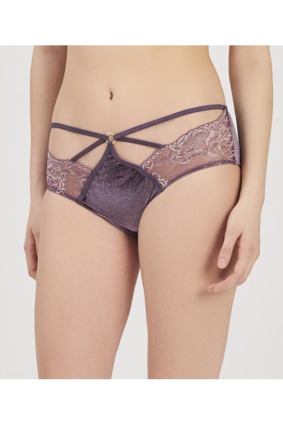 GÜL KURUSU RENGİ KADİFE SLİP - 1