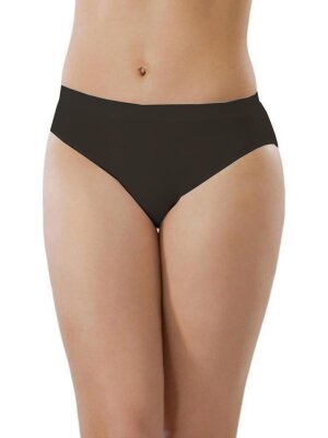 KADIN İZ YAPMAZ MİKRO ELYAF SLİP KİLOT SİYAH