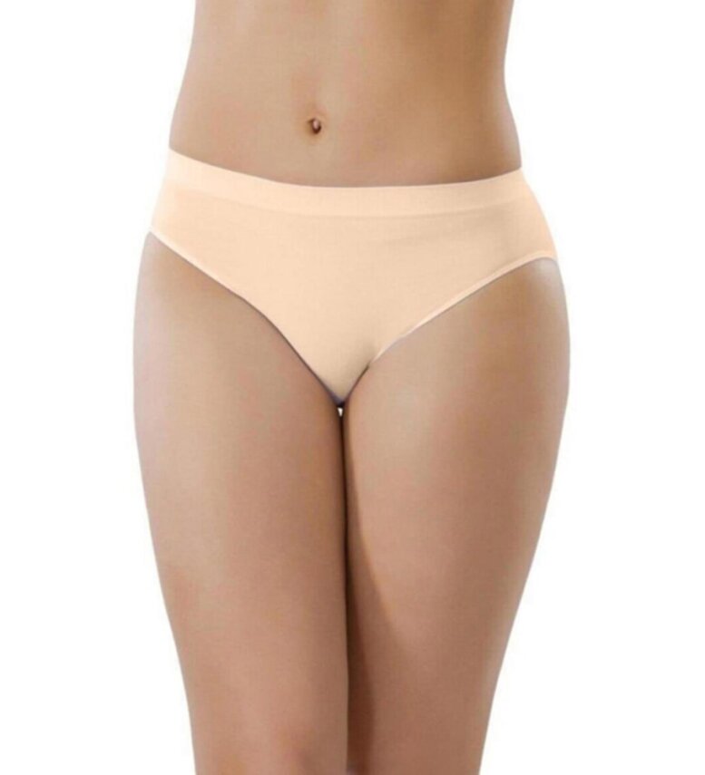 KADIN İZ YAPMAZ MİKRO ELYAF SLİP KİLOT TEN - 1