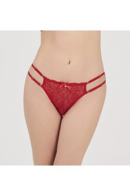 MOONLIGHT ÇİFT İPLİ KIRMIZI SLİP