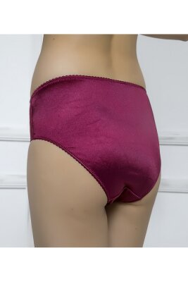 MOONLİGHT DANTEL DETAYLI SLİP KÜLOT BORDO - 2