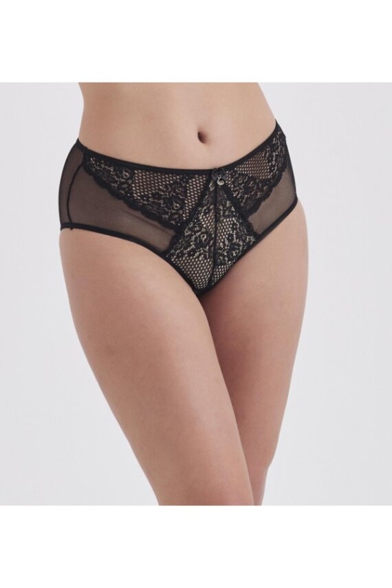 MOONLİGHT DANTEL SLİP KÜLOT SİYAH - 1