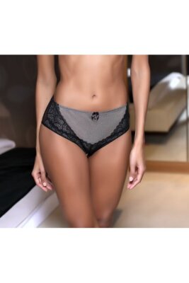 MOONLİGHT SİYAH DANTEL DETAYLI SLİP