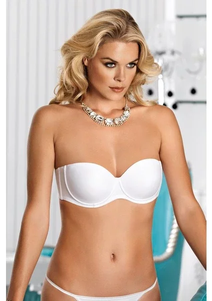 ORKİDE STRAPLEZ DESTEKSİZ SÜTYEN BEYAZ - 1